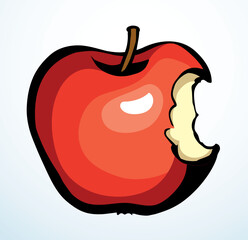 Stub from Apple. Vector drawing