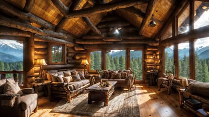 温かみのあるロッジ