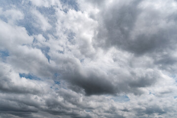 Obraz premium Dark sky with stormy clouds. Dramatic sky rain,Dark clouds before a thunder-storm.