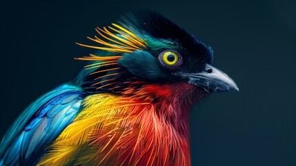 Vibrant Portrait of a Hoatzin Bird