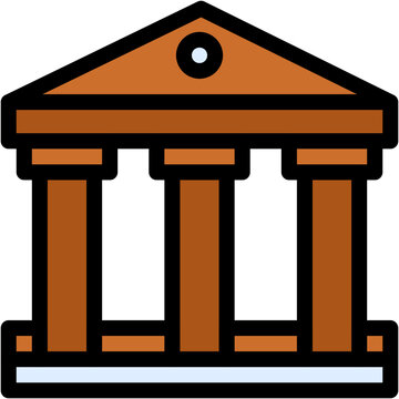 recommend clip art: Vector Icon Museum, Landmark, Pantheon, Monuments, Cultures