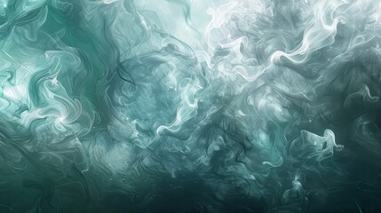 Obraz premium Teal and silver backdrop with swirling patterns resembling cosmic winds