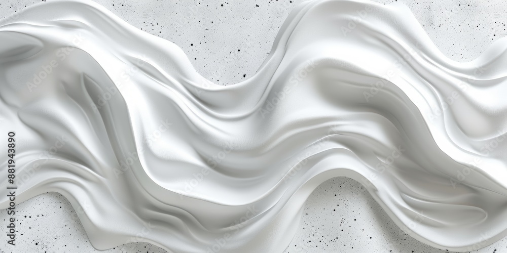 Poster white background with minimalist patterns