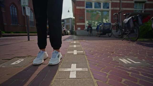 The state border passes through a residential building. Most complicated International border in Europe. Baarle village territory divided into bits of Belgian and Netherlands. Land border