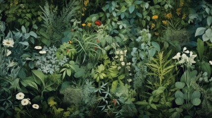 A Lush Tapestry of Greenery