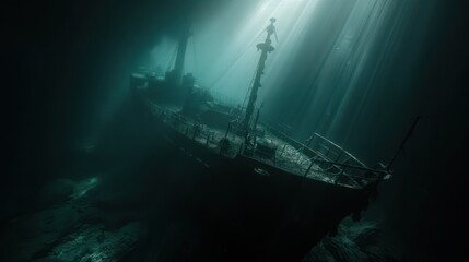Fototapeta premium Sunken Ship
