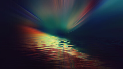 Light neon tunnel, abstract neon background. Abstraction with rays and neon.