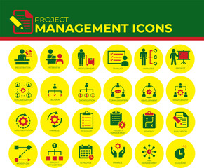 projects managemen icons 