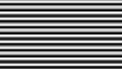 White Stripes Background Classic Glitch Scanline Overlay Effect. Old TV Noise Static Texture on Black Background. Retro TV Texture Vector Illustration.