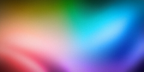 Vivid gradient background blending green, blue, pink, and orange hues. Perfect for modern designs, creating a vibrant and dynamic visual impact