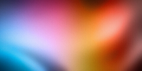 Gradient background featuring a blend of soft blue, pink, orange, and red hues. Perfect for creating warm and inviting designs with a smooth color transition