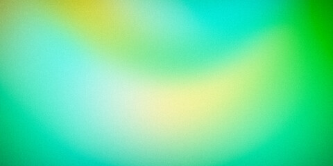 Abstract gradient background featuring smooth transitions of green, blue, and yellow hues. Ideal for modern design projects, digital art, and creative visuals