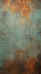 Digital rusted old painted metal sheet graphics poster mobile background