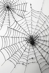 Halloween backgrounds with spider web