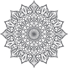simple mandala design vector illustration