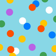 seamless background with circles or dot colorful