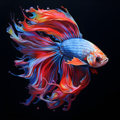 Fototapeta premium beta fish