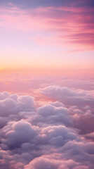 digital vintage pink clouds graphics poster mobile phone background