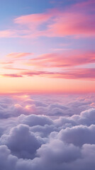 digital vintage pink clouds graphics poster mobile phone background