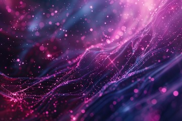 Fototapeta premium A dark and vibrant backdrop with glowing lights, ideal for use in nightlife or futuristic concepts