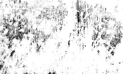 Abstract Black and White Illustration Background. Grunge Vintage Surface with Dirty Pattern in Cracks, Spots, Dots.