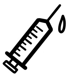 illustration of a syringe