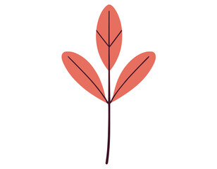 Leaf icon isolated. Eco clip art. Cartoon nature. Vector stock illustration. EPS 10

