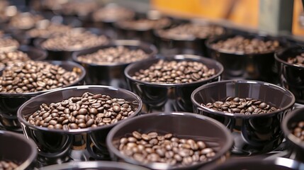 Describe the process of cupping coffee and its importance in quality assessment.
