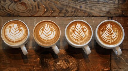 Discuss the art of latte art and its popularity in coffee culture.