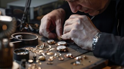 Discuss the craftsmanship involved in creating a luxury timepiece.