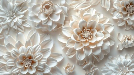 Elegant White Floral Composition