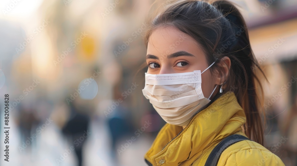 Poster discuss the importance of wearing masks and your experiences with it.