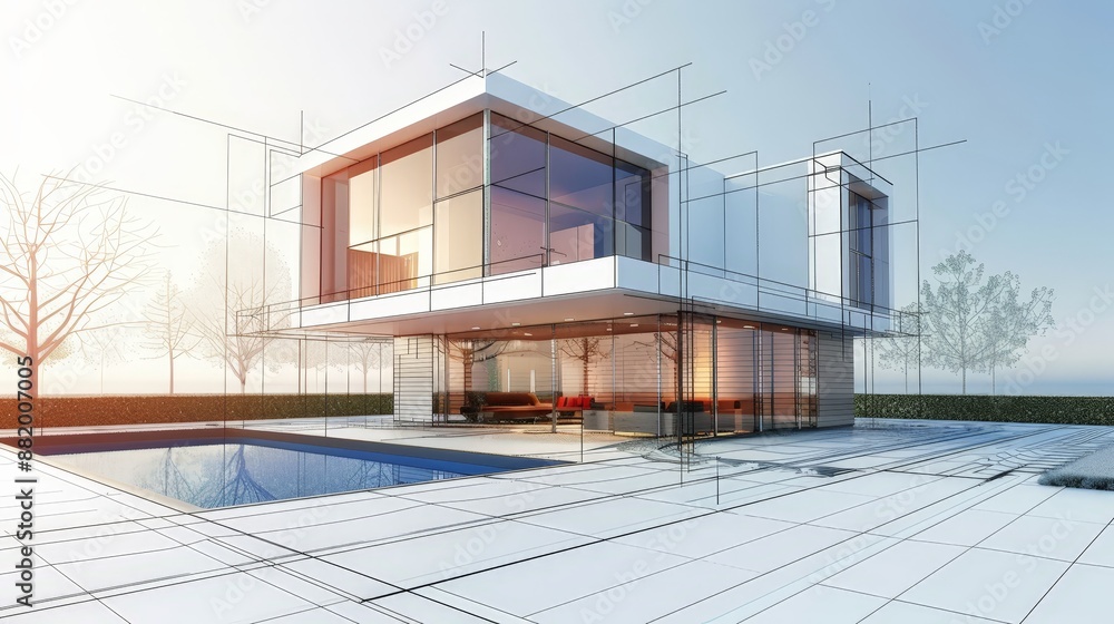 Poster discuss the role of aesthetics in building architecture.