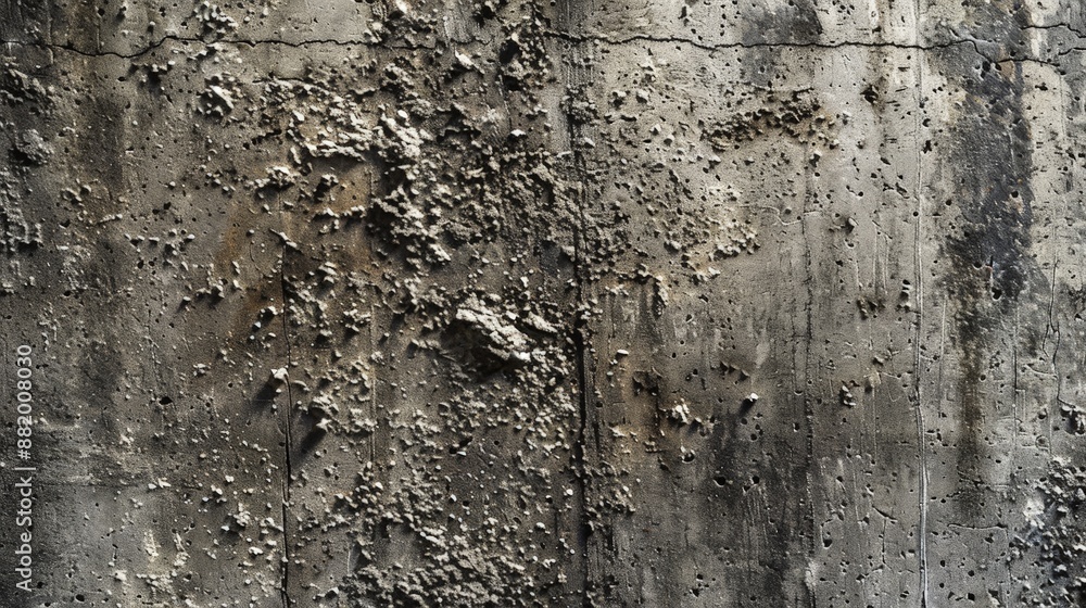 Poster explain how a concrete texture background can add an industrial vibe.
