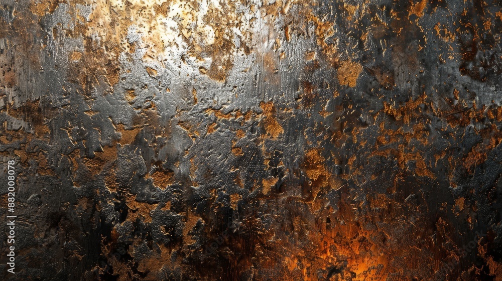Poster explain how a metallic texture background can create a modern, sleek look.