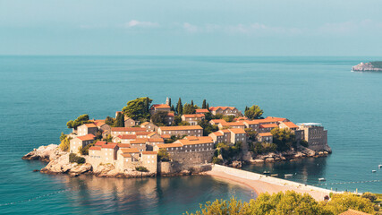 Sveti Stefan island in Budva- Montenegro