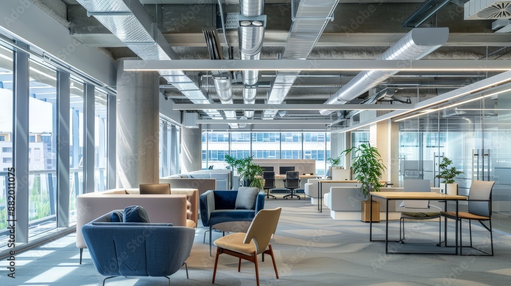 Aufkleber explain the role of soundproofing in reducing distractions in an office setting.