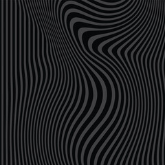 Modern Wavy pattern background. Retro abstract cover. Vector colorful wallpaper