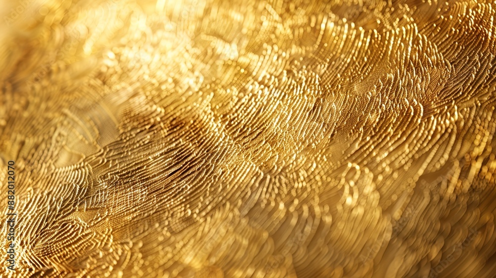 Poster illuminated elegance: macro shot of dark and bright gold pattern in soft natural light with high con