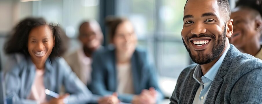 Corporate trainer assessing training outcomes, impactful training insights