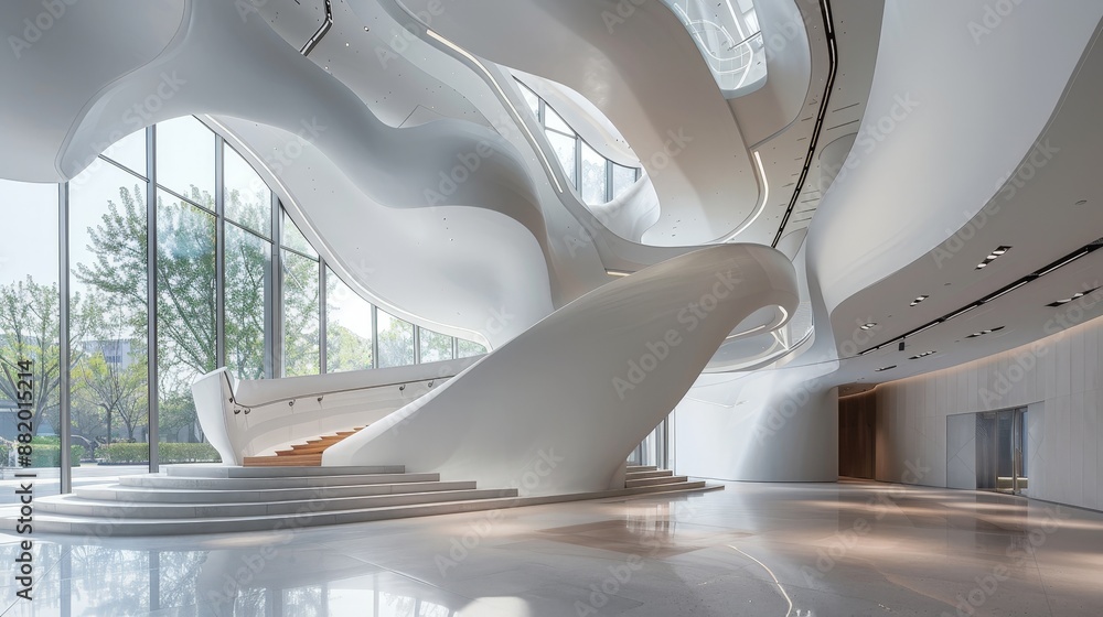 Poster share your thoughts on the integration of art and architecture in buildings.
