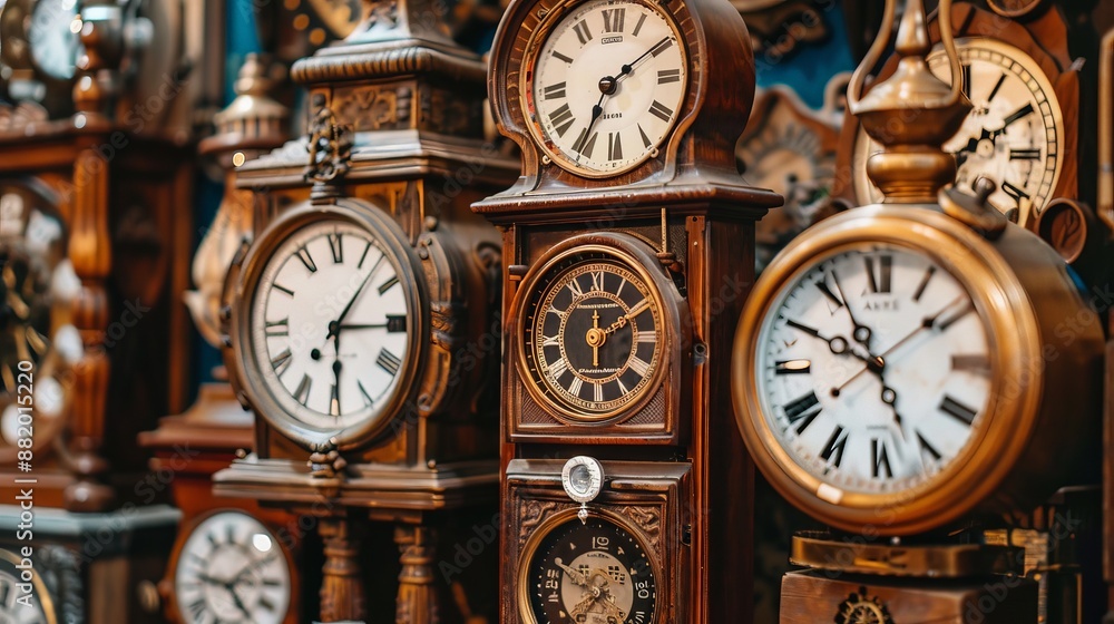 Fototapete Share your thoughts on the transition from analog to digital clocks.