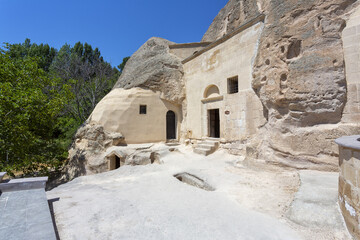 Keslik Cave Monastery in Soganli, Cappadocia