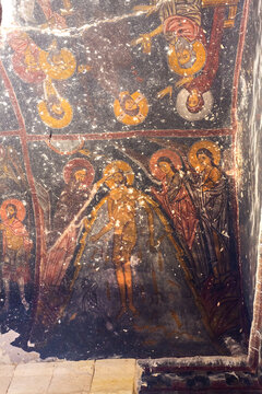 Keslik Cave Monastery in Soganli, Cappadocia
