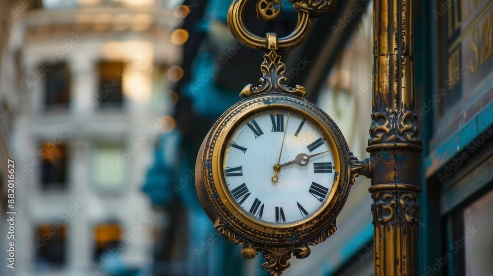 Poster write about the importance of clocks in public spaces and their impact.