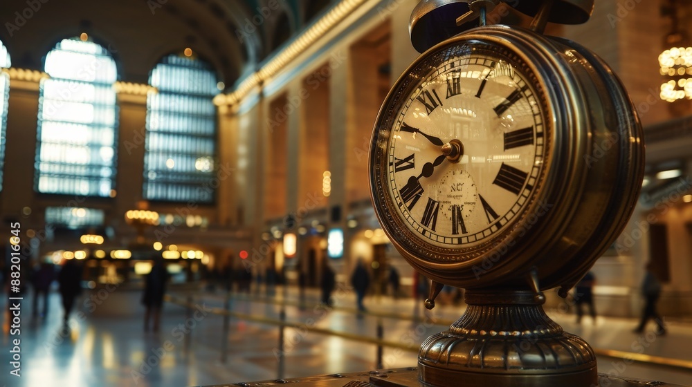 Poster write about the importance of clocks in public spaces and their impact.