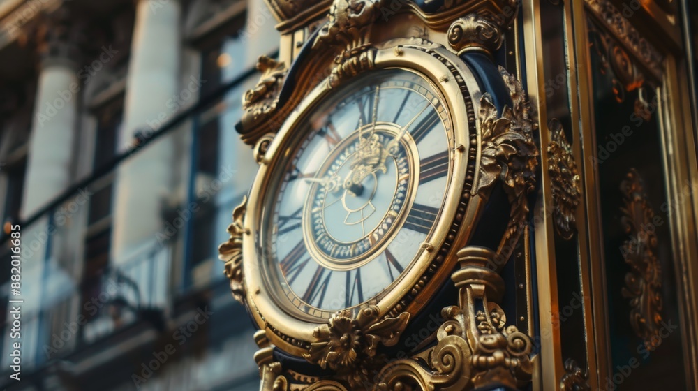 Poster write about the importance of clocks in public spaces and their impact.