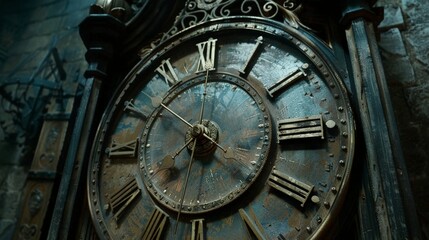 Fototapeta premium Write about the role of clocks in literature and film.