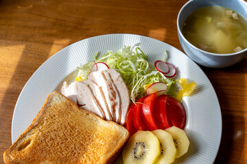 ヘルシーな朝食