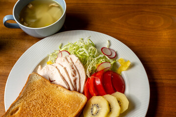 ヘルシーな朝食